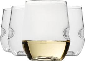 „GoVino“ plastikiniai kokteiliniai stikliniai, 12 oz / 340 ml – 4 vnt. rinkinys | Daugkartinio naudojimo kokteiliniai stikliniai, plastikiniai kokteiliniai stikliniai, vakarėliams skirti kokteiliniai stikliniai