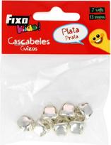 „Grafoplás Fixo Kids“ | 7 vėduoklių maišelis iš sidabruoto metalo, 13 mm skersmens, skirtas mokyklos ir vaikų dekoracijoms | Kalėdos, šventės ir vakarėliai