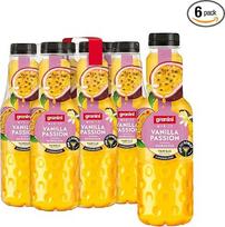 „Granini MIX-IT Vanilla Passion“ (6 x 0,75 l), pasifloros vaisių sultys, nealkoholinis kokteilis, vakarėlių gėrimas, veganiškas, be laktozės, su užstatu
