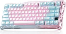 „GravaStar Mercury K1 Lite“ mechaninė žaidimų klaviatūra, belaidė, „Lumen Rose“ spalva
