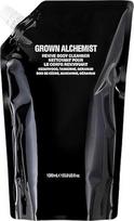 „Grown Alchemist Revive“ kūno prausiklio pildymas, pelargonija, mandarinas, kedro medis – ekologiškas kūno prausiklis, švelnus odos šveitimas, drėkinantis dušo gelis, natūralus valymas, antioksidacinis dušo gelis