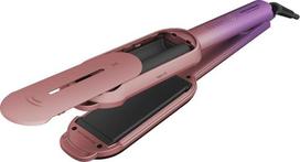 „Grundig HS 8331 BotanikaTwist“ 2-in-1 plaukų formavimo prietaisas, rožinis/violetinis