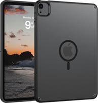 „GUAGUA“ dėklas „iPad Air“ 11 colių M4/M3/M2 (2026/2025/2024), „iPad Air 5/4“ 10,9 colių dėklas (2022/2020), „iPad Pro 11“ dėklas (2022/2021) Magnetinis, matinis, permatomas, atsparus smūgiams plonas dėklas, juodos spalvos