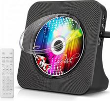 „Gueray“ nešiojamasis CD grotuvas, „Bluetooth“ CD grotuvas su K-pop muzika, skirtas naudoti ant stalo, su „Hi-Fi“ garso garsiakalbiu, mielas FM radijo ir CD grotuvas namams su nuotolinio valdymo pultu, apsauginiu dangteliu nuo dulkių ir LED ekranu