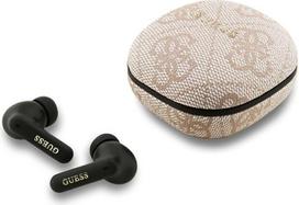 „Guess CG“ mobiliosios ausinės TWS, „Bluetooth“ 5.4, ENC triukšmo slopinimas, 4G, klasikinis metalinis logotipas, rožinės spalvos, belaidės ausinės