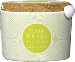 „Gusto Mundial“ „Flor de Sal d'Es Trenc“ Viduržemio jūros druska, 100 g | Neapdorota, natūrali jūros druska iš Maljorkos | Su Viduržemio jūros žolelėmis