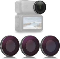 „H&Y“ ND filtrų rinkinys, suderinamas su „DJI Osmo Nano“ vlogų kūrimo kamera, 3 vnt. daugiasluoksnių HD optinio stiklo ND8, ND16, ND64 neutralaus tankio filtrų fotografijai, DJI-ONNK