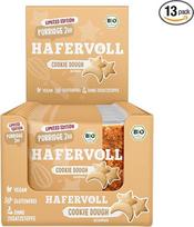 „Hafervoll Porridge2Go“ sausainių tešlos avižų batonėlis, žiemos serija, 13 vnt. po 55 g