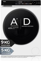 „Haier“ skalbimo ir džiovinimo mašina, 9/5 kg, G7 serija, HWD90-BP14667TU1 | džiovinimas), A – 45 % (skalbimas), tylus inverterinis variklis, automatinė ir greitoji programa, visiška apsauga nuo vandens, būgno apšvietimas