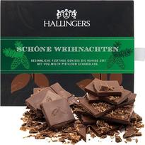 „Hallingers Beautiful Christmas“ – švelnus šokoladas su pistacijomis ir „Amaretto“ – rankų darbo (dėžutėje) – Velykų dovanos, Velykų krepšelis, Velykų kiaušiniai ir Velykų dekoracijos | Sveikinimai, padėkos, draugystė