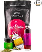 „Hallingers Genuss Manufaktur Feinkost“ Motinos dienos dovanų rinkinys – „Wonder Bag“ rinkinys „Für Oma“: mažas „Busserl“ nuga, miško aviečių balzamas su prieskoniais, dovanų idėja mamai ir močiutei