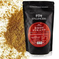 „Hallingers Genuss Manufaktur“ prieskonių mišinio dovanų rinkinys – aukštos kokybės aromatiniame maišelyje supakuoti maisto gaminimo prieskoniai „Bread Spicy“, skirti dėti į duoną arba ant jos, puiki dovana vyrams ir moterims