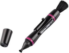 „Hama Lenspen MicroPro II“ objektyvo valymo rašiklis, skirtas okuliarams ir išmaniųjų telefonų kameroms – violetinis/juodas – 9 cm