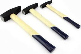 „Hammer Cross Pein“ plaktukų rinkinys, 3 vnt., 200 + 1500 + 1000 g, su medine rankena