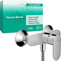 „Hansgrohe“ dušo maišytuvas, „Vernis Blend“, ant sienos montuojamas vienos funkcijos dušo maišytuvas, chromuotas