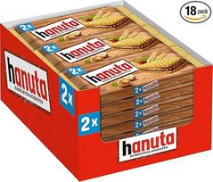 „Hanuta Hazelnut Cuts“ – vafliai su švelniu lazdyno riešutų kremu, 18 vnt. po 44 g