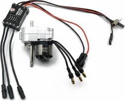 „Harilla“ elektrinis reduktorius, RC pavaros blokas, reduktorius, variklis, ESC rinkinys, metalinis, pagamintas iš aliuminio lydinio, bešepetis išorinis rotorius, 3500 kV, tylus veikimas, tinka modeliams MN78, MN82, MN168, MN, spalva: 1