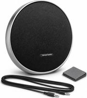 „Harman Kardon Onyx Studio 9“ nešiojamų „Bluetooth“ garsiakalbių rinkinys, automatinis derinimas, įmontuota baterija, USB įkroviklis, aliuminio rankena + AUX laidas + valymo servetėlė, belaidis namų ir
