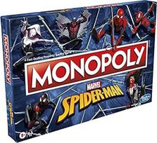 „HASBRO“ stalo žaidimas „Monopoly Spiderman“ — Žaidimai su voro herojumi — Įdomus žaidimas vaikams nuo 8 metų [ispanų kalba]