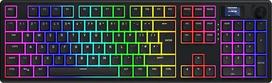 „HATOR Skyfall 100 Pro“ belaidė mechaninė žaidimų klaviatūra su tyliais mechaniniais jungikliais, „Hot-Swap“ funkcija, RGB apšvietimu, tarpiklių tvirtinimu, TFT ekranu, PBT klavišais, 1000 Hz dažniu, 2,4 GHz / „Bluetooth“ / USB-C ryšiu, ES klavišų išdėsty