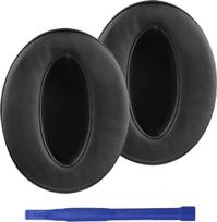 „HD4.50BT Quite-Comfort“ proteininės odos ausinių pagalvėlės. Ausinių pagalvėlės, skirtos „Sennheiser“ HD4.50BT, HD4.50BTNC, HD4.40BT, HD450BT, HD430, HD440, HD350BT, HD400S, HD458BT, HD300 ausines (juodos)