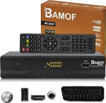 „hd-line Bamof BE-2607“ skaitmeninis palydovinis imtuvas – (HDTV, DVB-S/S2, HDMI, SCART, 2x USB 2.0, „Full HD“ 1080p) [Iš anksto sukonfigūruotas „Astra“, „Hotbird“ ir „Türksat“ palydovams] [Energijos klasė A+++]