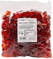 „Heart Fruit“ guminukai su aviečių skoniu, 23 % vaisių sulčių, be glitimo, dovanų pakuotė, 1 kg