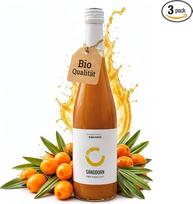 „Heimathungrig“ – ekologiškas šaltalankių sultys, 3 x 0,75 l – vaisių sultys, pagamintos iš 100 % šaltalankių uogų – natūraliai drumstos, tinkamos veganams ir nesaldintos – natūralios šaltalankių sultys be priedų