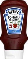 „Heinz“ pomidorų kečupas, 50 % cukraus ir druskos, 435 g
