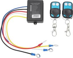 „HERCHR“ belaidis gervės nuotolinio valdymo pultas, 434 MHz, 12 V ir 24 V nuolatinė srovė, 50 pėdų veikimo nuotolis, universalus gervės nuotolinio valdymo jungiklių rinkinys, tinkamas sunkvežimiams, visureigiams ir SUV