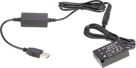 „Hersmay“ USB maitinimo adapterio kabelis + dekoduotas LP-E17 imitacinis akumuliatorius DR-E18, skirtas „Canon“ EOS R8, R10, RP, R50, M3, M5, M6, Mark II, 77D, 850D, 800D, 760D, 750D, 200DII, 200D, T6i, T6s, „Rebel“ T7i, „Kiss Xs“, 8i fotoaparatams