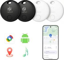 „HH-Tech“ „Android-Tracker-Tag“ (4 vnt. rinkinys, juodos ir baltos spalvos, tik „Android“), suderinamas su „Google Find My“, „Find Hub“, „Smart Tag Tracker“, „Artikelfinder“ – lengvai sekite savo raktus ir piniginę