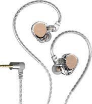 „Hidizs ST2 Pro“ laidinės ausinės (IEM), įdedamos į ausį, aukštos kokybės, su dviguba dinamine magnetine grandine, kabeliu su 2 nuimamais jungtimis, 0,78 mm, 3,5 mm, skaidrios