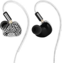 „HiFiGo Binary 1900“ IEM ausinės, 10 mm DD + 6 mm pasyvioji membrana + 4 BA, 3,5 mm