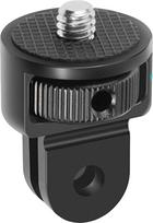 „Higatful“ „GoPro“ trikojo stovo tvirtinimas, reguliuojamas 360 laipsnių kampu, su 1/4-20 sraigtų konversijos adapteriu, skirtas „GoPro Hero10“, „Insta360 ONE X2“, „Go 2“, „Xiaomi Yi“ ir kitoms veiksmo kameroms
