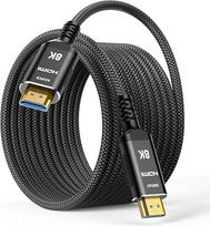 „Highwings“ 8K šviesolaidinis HDMI kabelis, 20 metrų, HDMI 2.1 kabelis, 48Gbps, didelės spartos