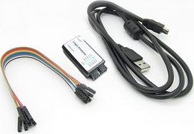 „HiLetgo“ USB logikos analizatorius su EMI ferito žiedu, USB kabelis, 24 MHz, 8 kanalai, 24 MHz, UART, IIC, SPI, derinimo funkcija