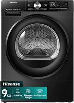 „Hisense“ DH3S902BBCC kondensacinė džiovyklė su šilumos siurbliu / 9 kg / 16 programų / „ConnectLife“ / „Autodry“ / „QuickDry“ / „Allergy Care“ / „Refresh“ / „TwinAir“ / „DelayEnd“ / drėgmės jutiklis / energijos vartojimo efektyvumo klasė C