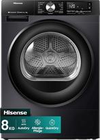 „Hisense“ DH3S802BB3 kondensacinė džiovyklė su šilumos siurbliu / 8 kg / 16 programų / „ConnectLife“ / „Autodry“ / „QuickDry“ / „Allergy Care“ / „Refresh“ / „TwinAir“ / „DelayEnd“ / drėgmės jutiklis / energijos vartojimo efektyvumo klasė C