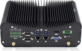 „HISTTON“ mini kompiuteris be ventiliatoriaus, pramoninis kompiuteris su „Core i7-10510U“ procesoriumi, 32GB RAM, 512GB SSD, HDMI ir VGA, RS485 / 232 COM, GPIO, mini stalinis kompiuteris, USB 3.0, mini stalinis kompiuteris su „Windows 10 Pro“