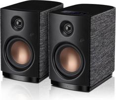 „HiVi-Swans OS-10“ aktyvi „Bluetooth“ knygų lentynos kolonėlė, 62 W RMS galios stereo kolonėlė su 4 colių žemų dažnių garsiakalbiu ir 20 mm kupolinio tipo aukštų dažnių garsiakalbiu, optiniu, koaksialiniu ir „Line-In“ jungtimis, skirtomis televizoriui ir