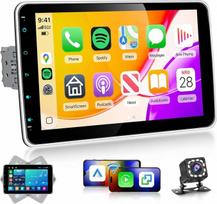„Hodozzy“ automobilių radijas, 1 DIN, nuimamas, 10,1 colio jutiklinis ekranas su „CarPlay“ ir „Type C“ jungtimi