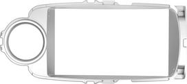 „Hodozzy“ automobilių radijas, skirtas „Toyota Yaris“ (2012–2017 m.) su belaidžiu „CarPlay“ ir „Android Auto“, 9 colių ekranu, „Bluetooth“ / RDS radiju / SWC / „YouTube“ / USB / „V-link“ / GPS / + atbulinės eigos kamera, sidabrinės spalvos
