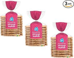 „Hollandse Stroowafels“ sviestiniai karameliniai vafliai, didelis paketas (3 x 468 g), gamintojas – „Albert Heijn“