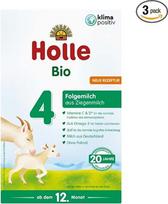 „HOLLE“ ekologiškas kūdikių maistas – 4-asis etapo pienas, pagamintas iš ožkos pieno, 400 g (3 vnt. pakuotė)