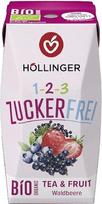 „Höllinger“ ekologiškas arbatos ir vaisių gėrimas be cukraus, „Laukinės uogos“, 3 x 200 ml, veganiškas