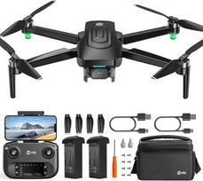 „Holy Stone“ HS175G GPS dronas su 8K vaizdo stabilizavimu, sulankstomas FPV kvadkopteris suaugusiems ir pradedantiesiems, bešepetis variklis, „Follow-Me“ režimas, skrydžio ratu funkcija, aukščio palaikymas, 60 min. skrydžio trukmė, svoris mažesnis nei 249