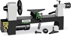 „Holzstar DB 305 Vario“ medžio tekinimo staklės (sukimosi greičio diapazonas 750–3200 aps/min, galinė ir priekinė galvutės dalys pagamintos iš pilkojo ketaus, „Pinol“ reguliavimo diapazonas 35 mm, įėjimo galia 0,25 kW) 5920305