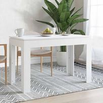 „Homgoday“ Modelis 800756 Valgomojo stalas 120 x 60 x 76 cm, pagamintas iš medžio, baltos spalvos