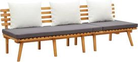 „Homgoday“ sodo sofa, 200 x 65 cm, pagaminta iš masyvios akacijų medienos, sofos baldai, sofos lovos rėmas, lova, lovos rėmas